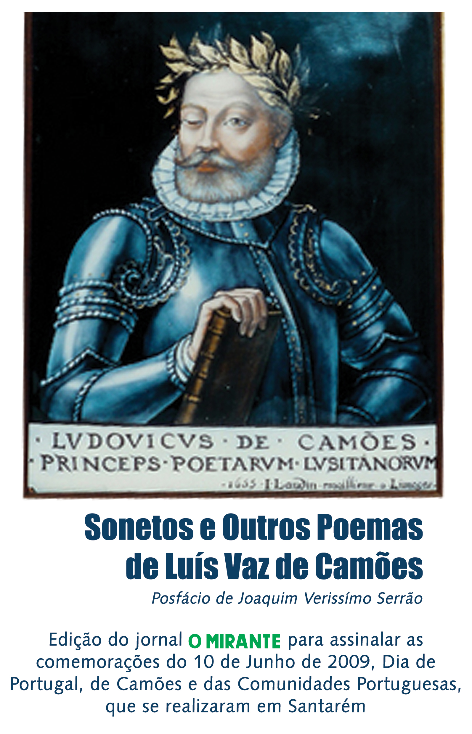 Capa de Sonetos e Outros Poemas de Luís Vaz de Camões